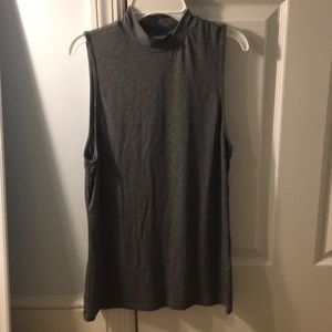 H&M basics turtleneck sleeveless skintight top